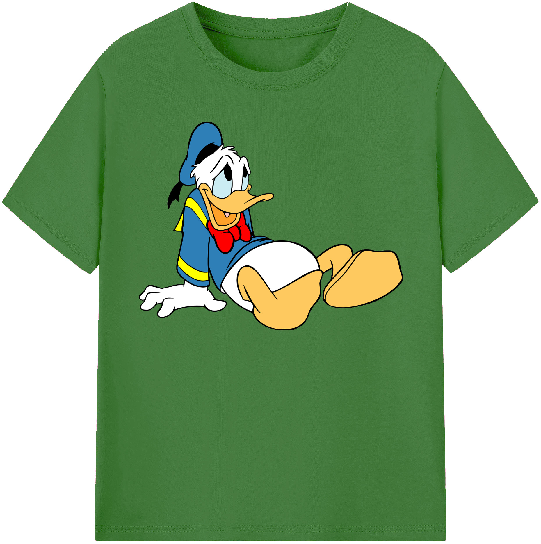 （画像用） ミッキーマウス Mickey Mouse レディースカジュアルプリントTシャツ（綿100％）